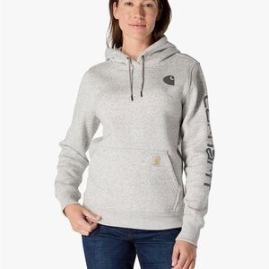 Carhartt Women's Clarksburg Graphic Sleeve Pullover Sweatshirt Outdoor size S